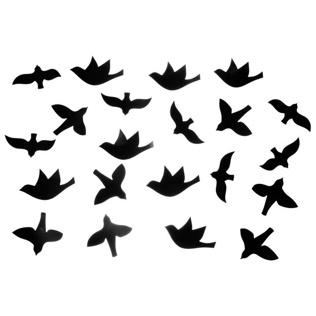 ADORNO DE PAREDE COM 21 FLOCK