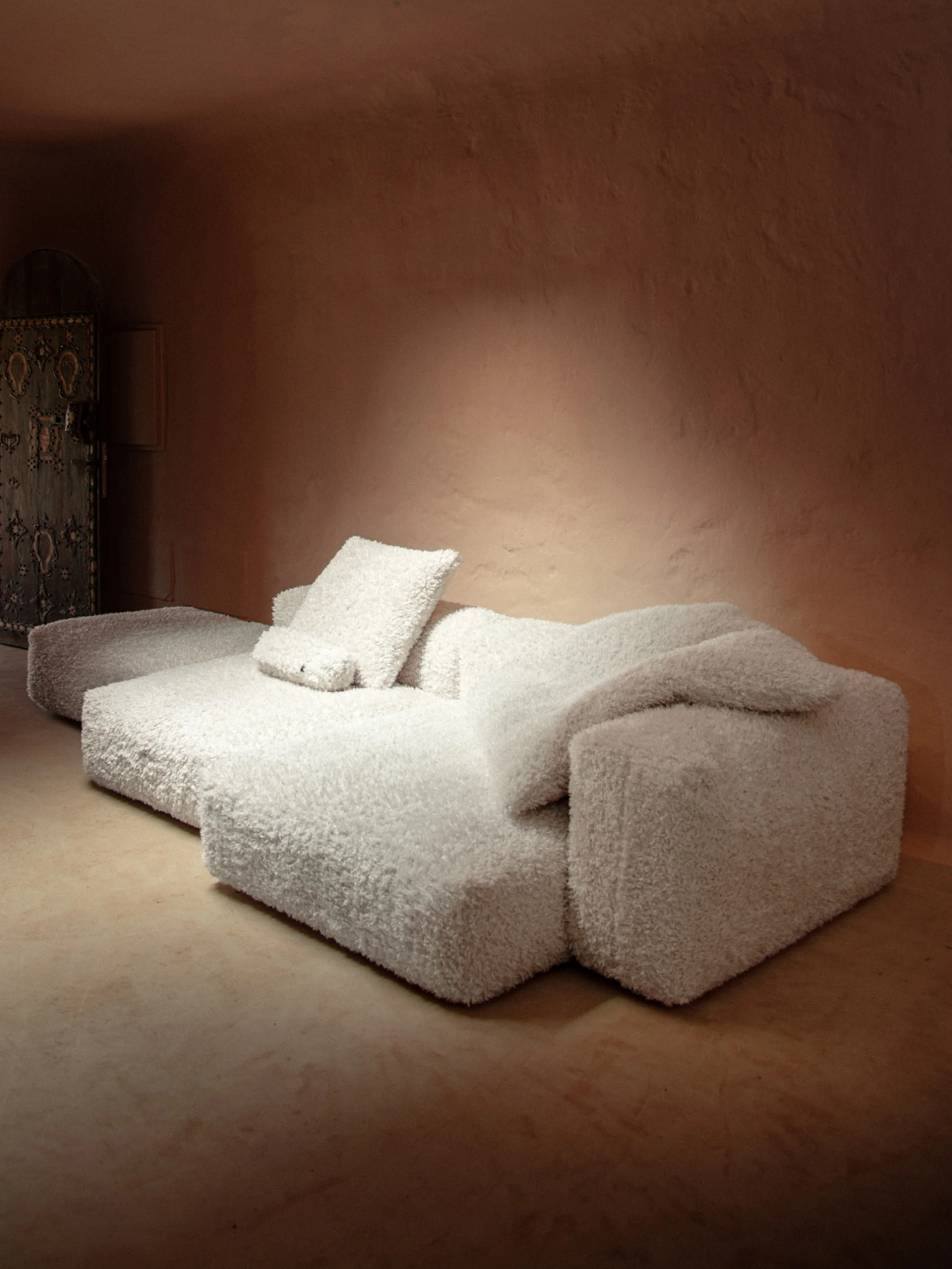 Modulares Teddy-Ecksofa Vetsak (3-Sitzer)