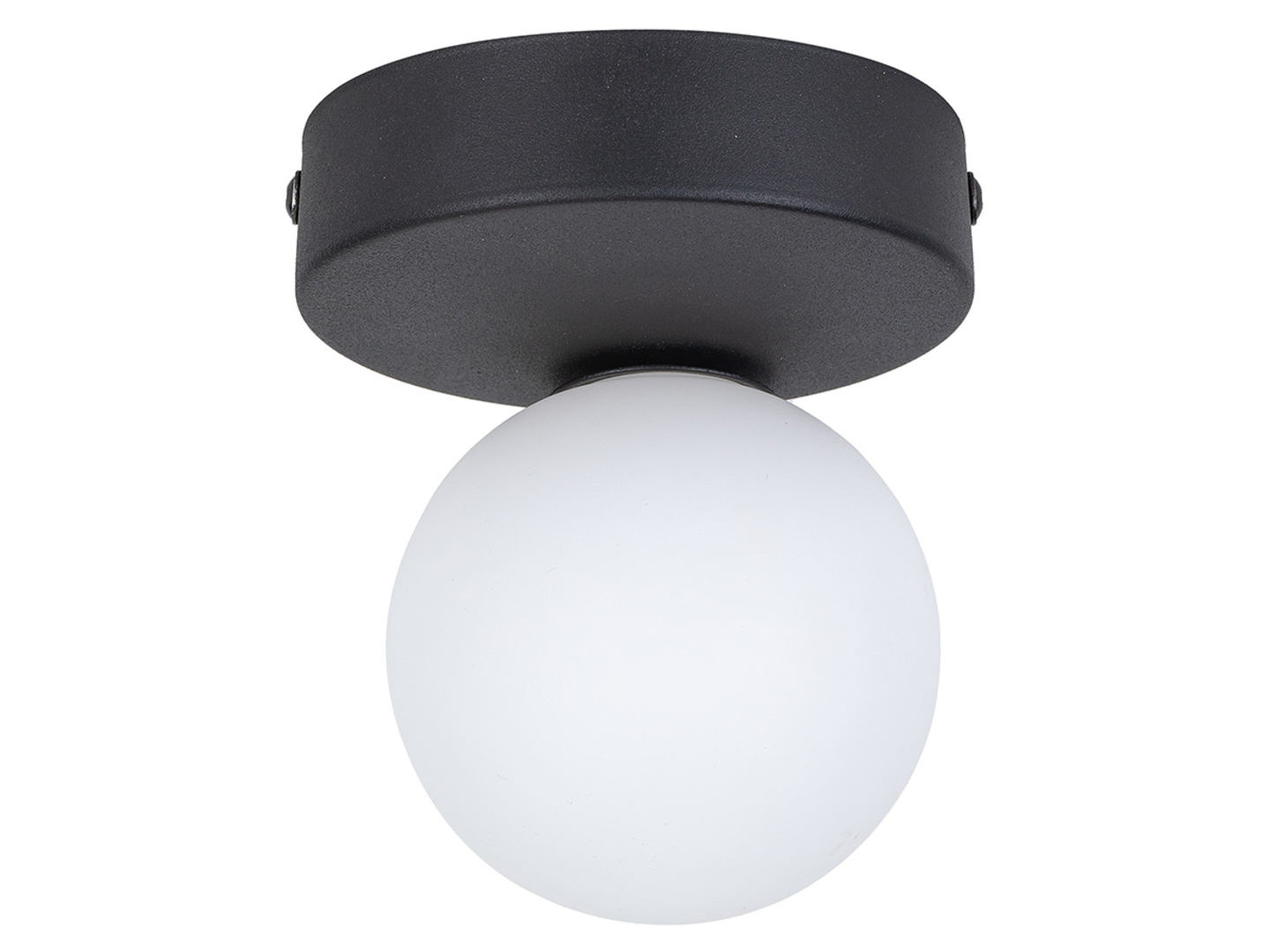 Lampa natynkowa Bianca szklana biała