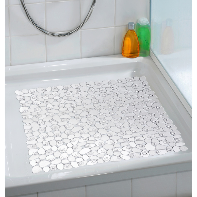 Tapis de douche antidérapant Paradise transparent 54 x 54 cm WENKO