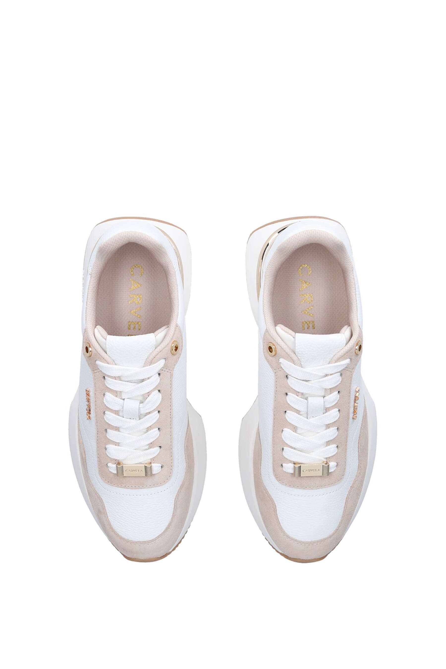 Carvela Flare' Leather Suede Trainers