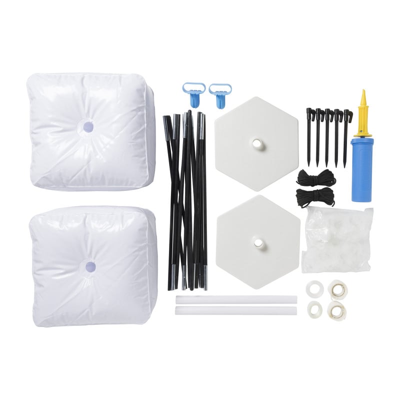 Ballonnen boog set - 44x21x7 cm