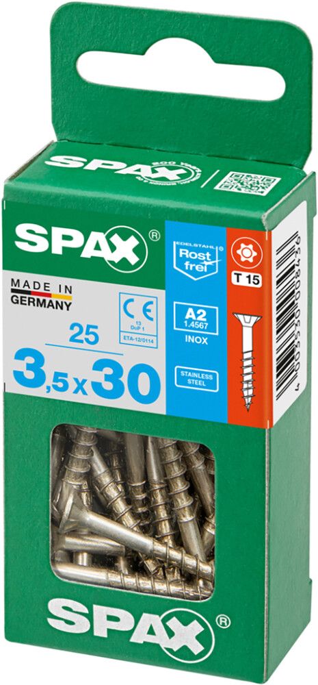 SKRUE SPAX SENKHODE TORX 3,5X35MM 1000 STK