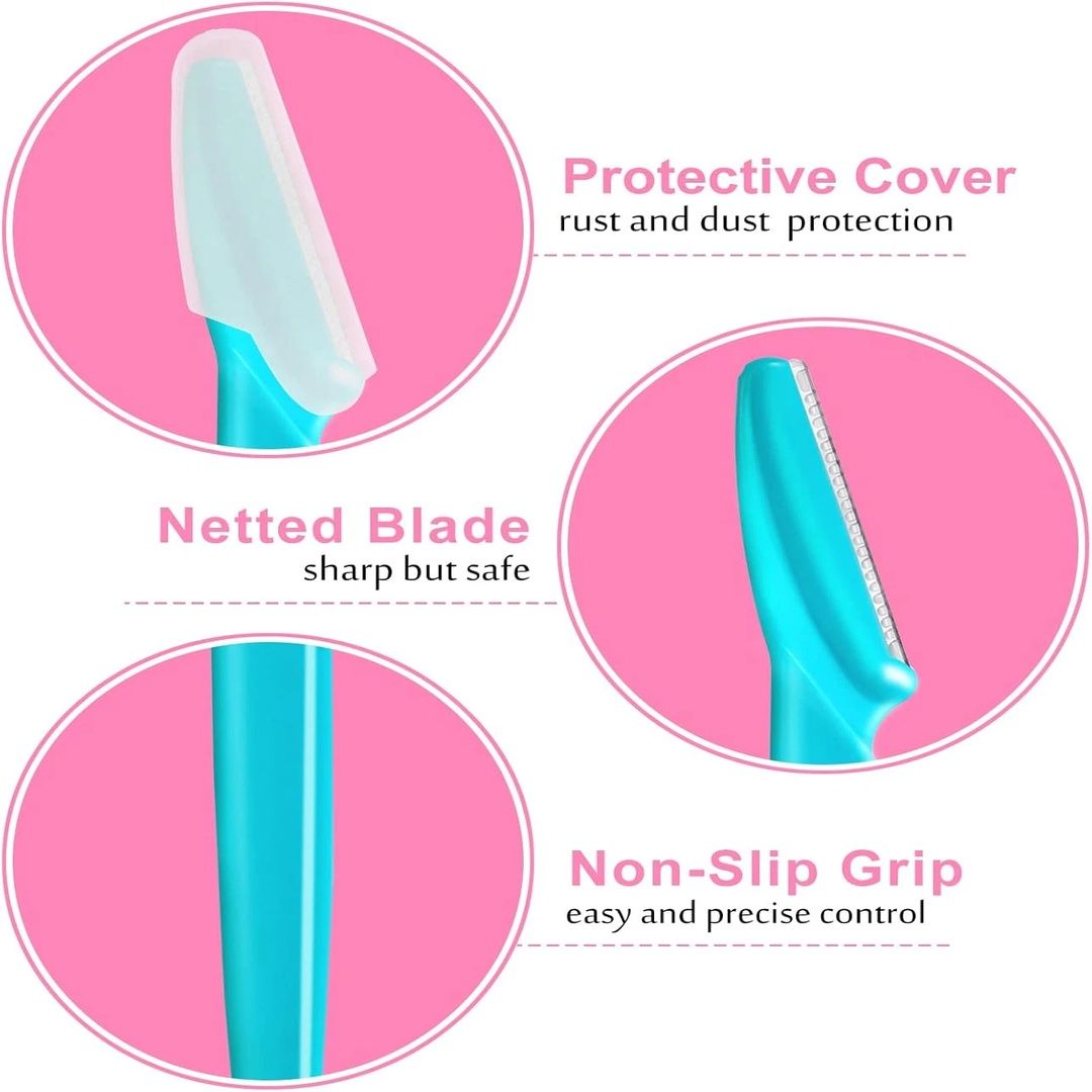 EONLION 36pcs Women Face Eyebrow Hair Removal Razor Trimmer Shaper Shaver Tool