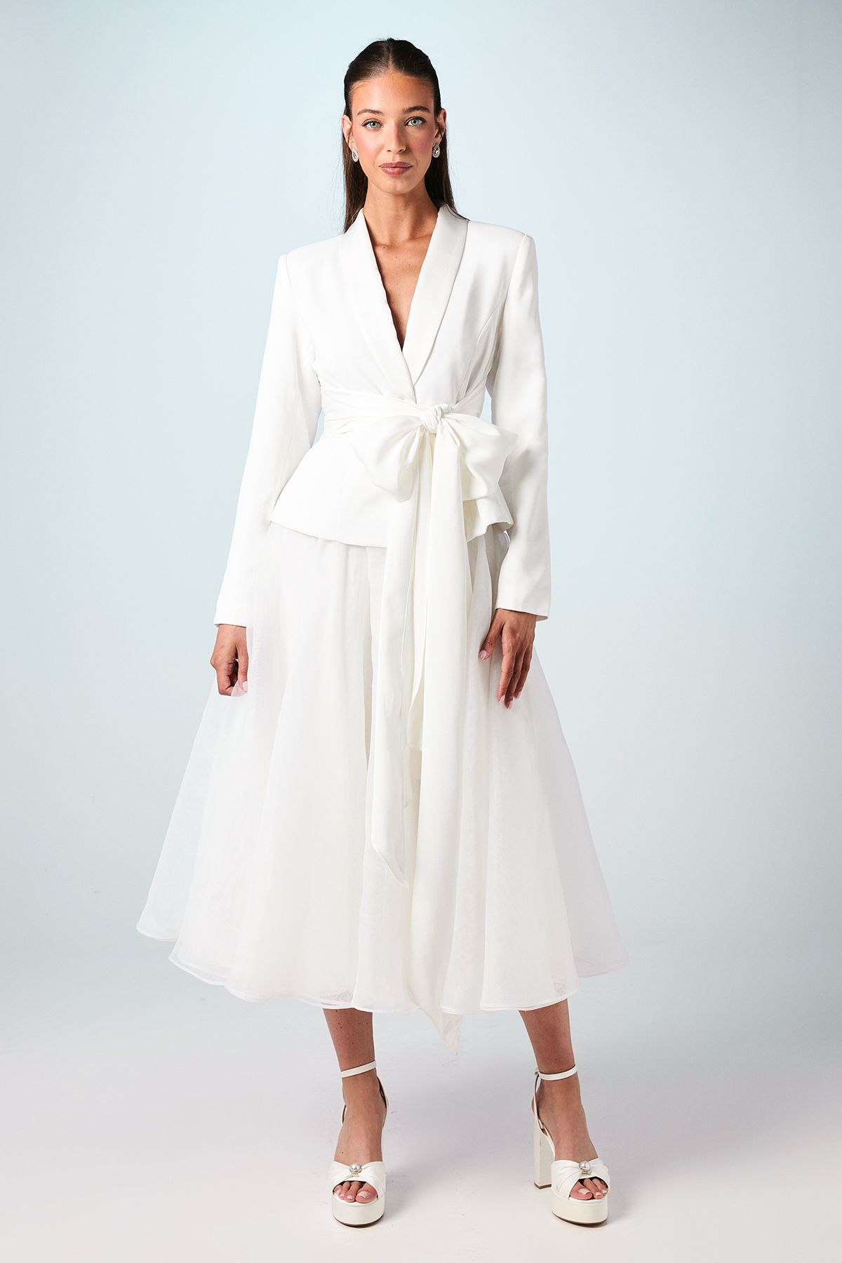 Coast Wrap Waist Bridal Blazer