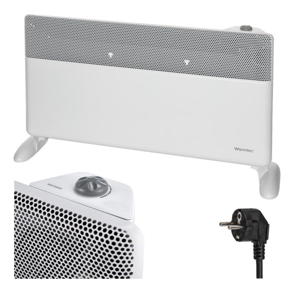 Grzejnik elektryczny konwektorowy 2000W Biały Warmtec EGB-20B