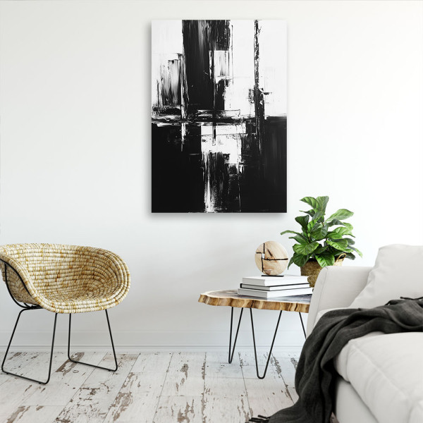 Feeby Obraz na płótnie, Industrialna Loftowa Abstrakcja 40x60