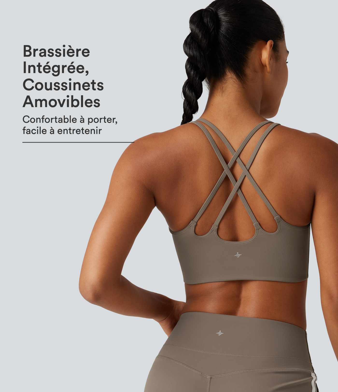 Brassière de yoga Halara UltraSculpt™ à maintien léger avec coussinets amovibles