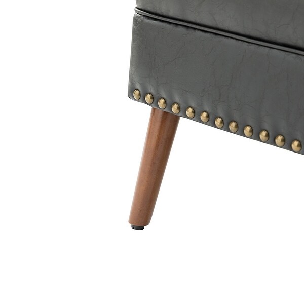 Alpheus Wooden Upholstery ArmChair with Button-Tufted Set of 2 by HULALA HOME