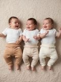 Bawełniane spodnie 3 pack