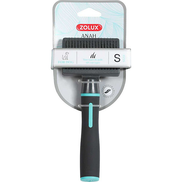 Brosse rétractable pour chien Slicker Anah Taille S