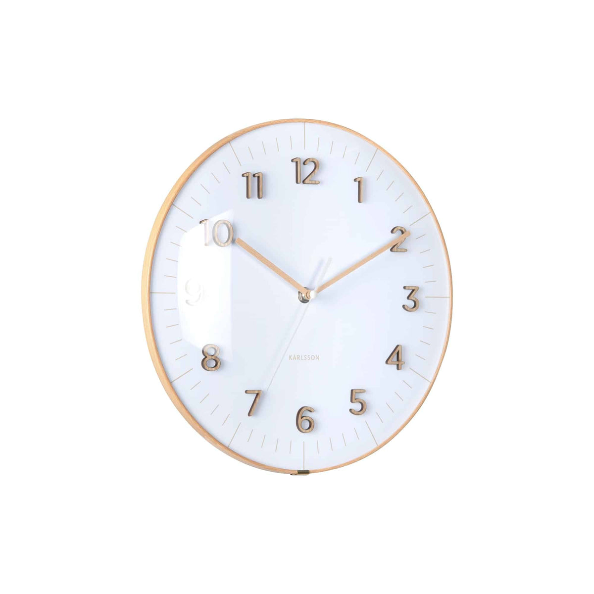 Karlsson wandklok Esencia Dome - wit - Ø30cm