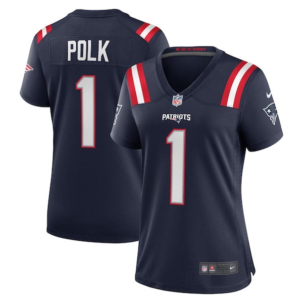 Ja'Lynn Polk New England Patriots Nike Women's Team Game Jersey -  Navy