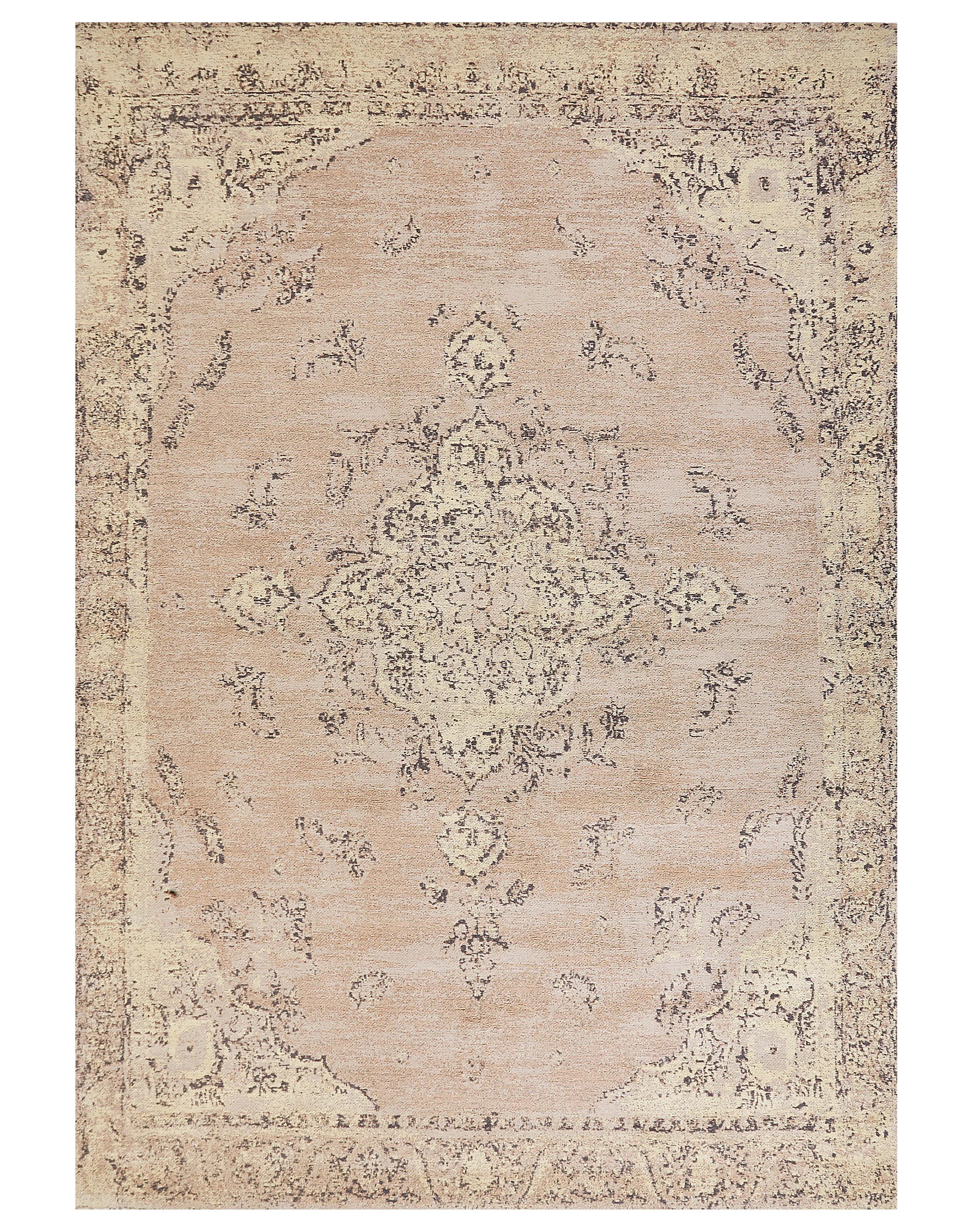 Rug MATARIM Beige 200 x 300 cm Cotton