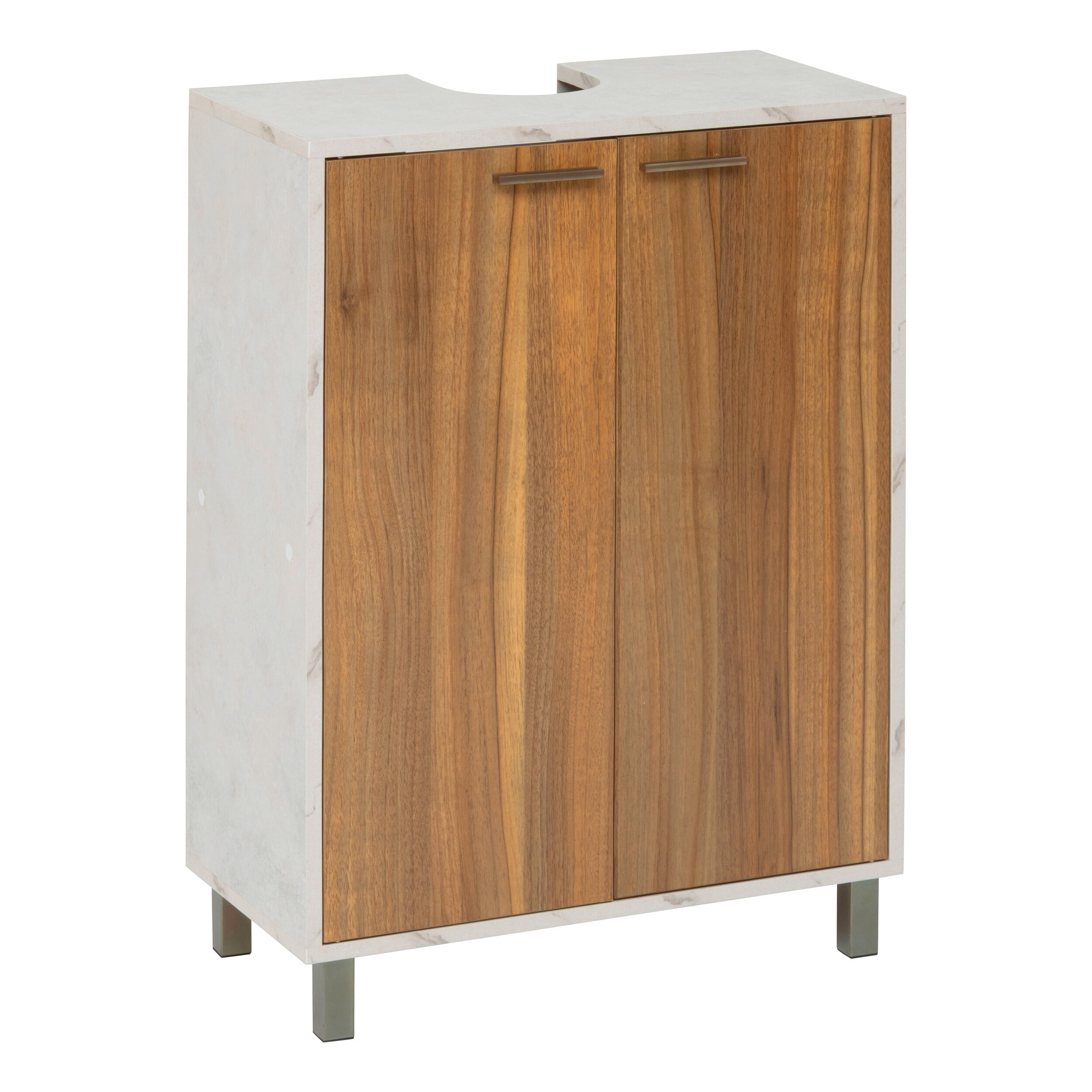 Armário para lavatório CÔME castanho