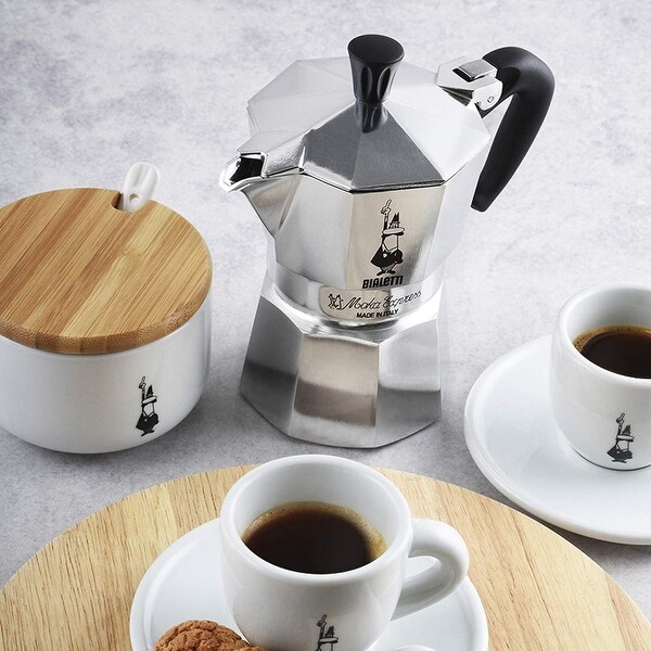 Bialetti Moka Express, Stovetop Coffee Maker, Aluminium,9-Cup Espresso