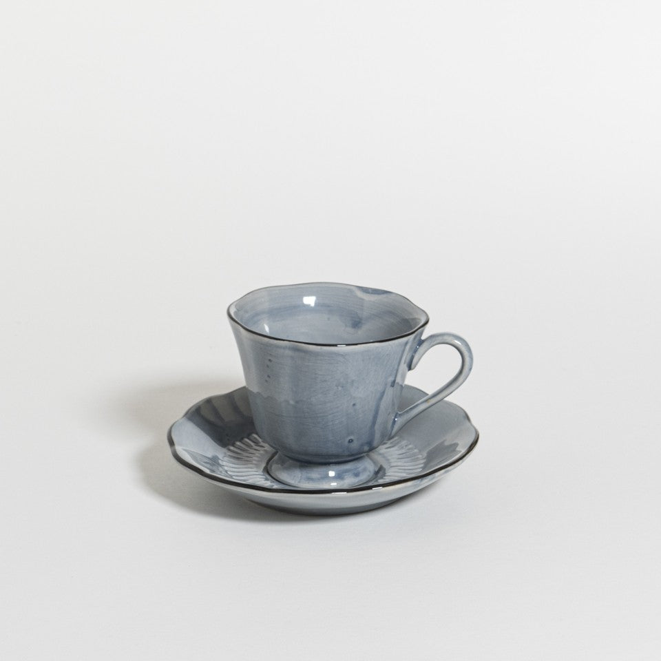 The Table Attic Kop en Schotel 140 ml Cornflower