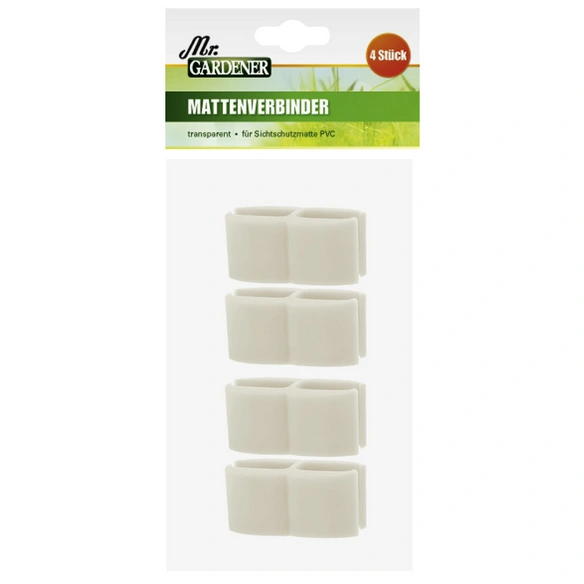 Mattenverbinder, transparent 4 Stück
