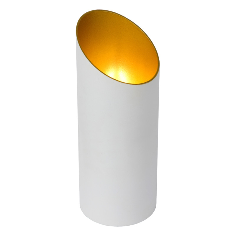 Lampe de table Quirijn blanche Ø 9,6 cm E27 40 W LUCIDE