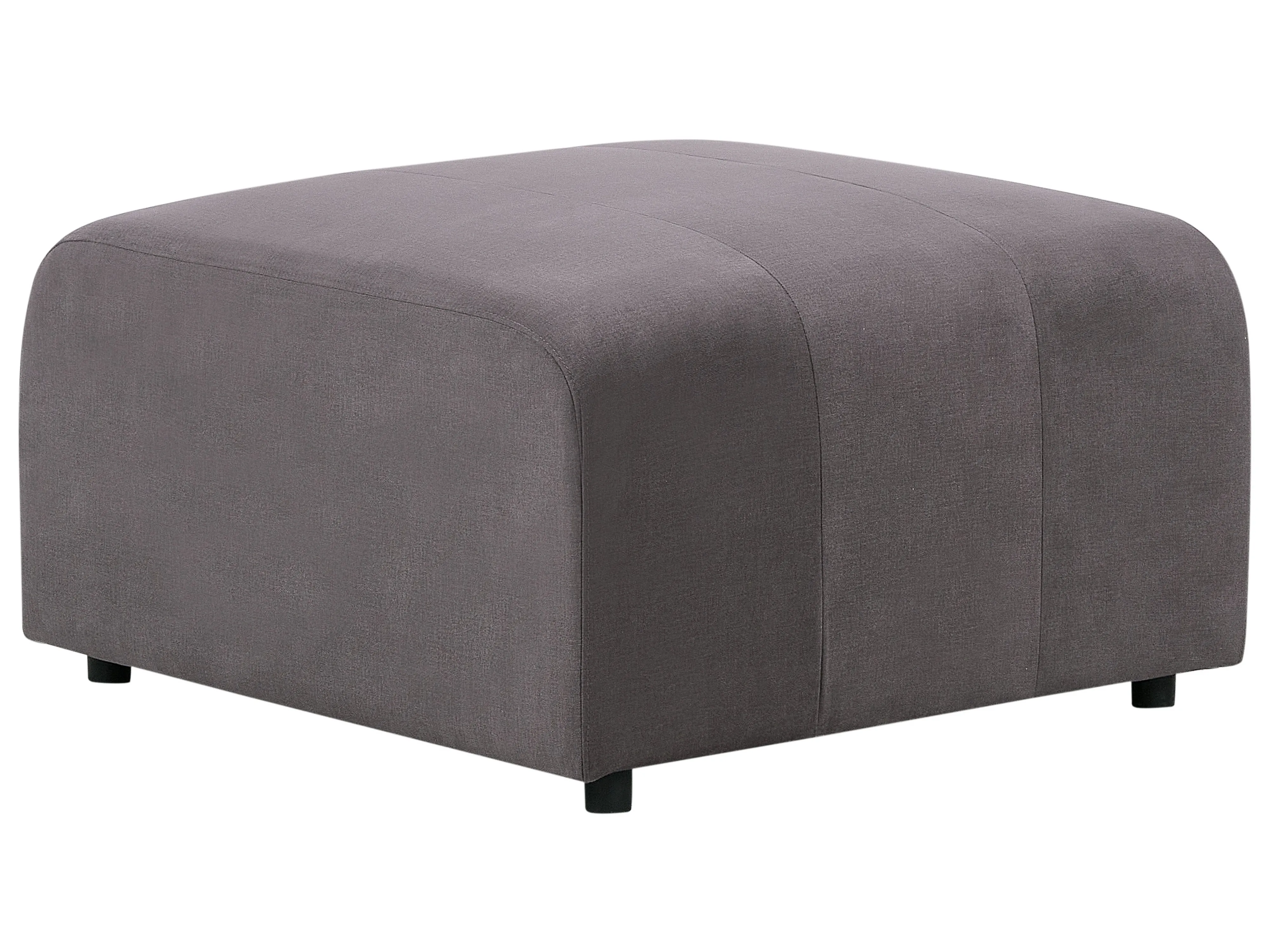 Ottoman FALSTERBO Velvet Dark Grey