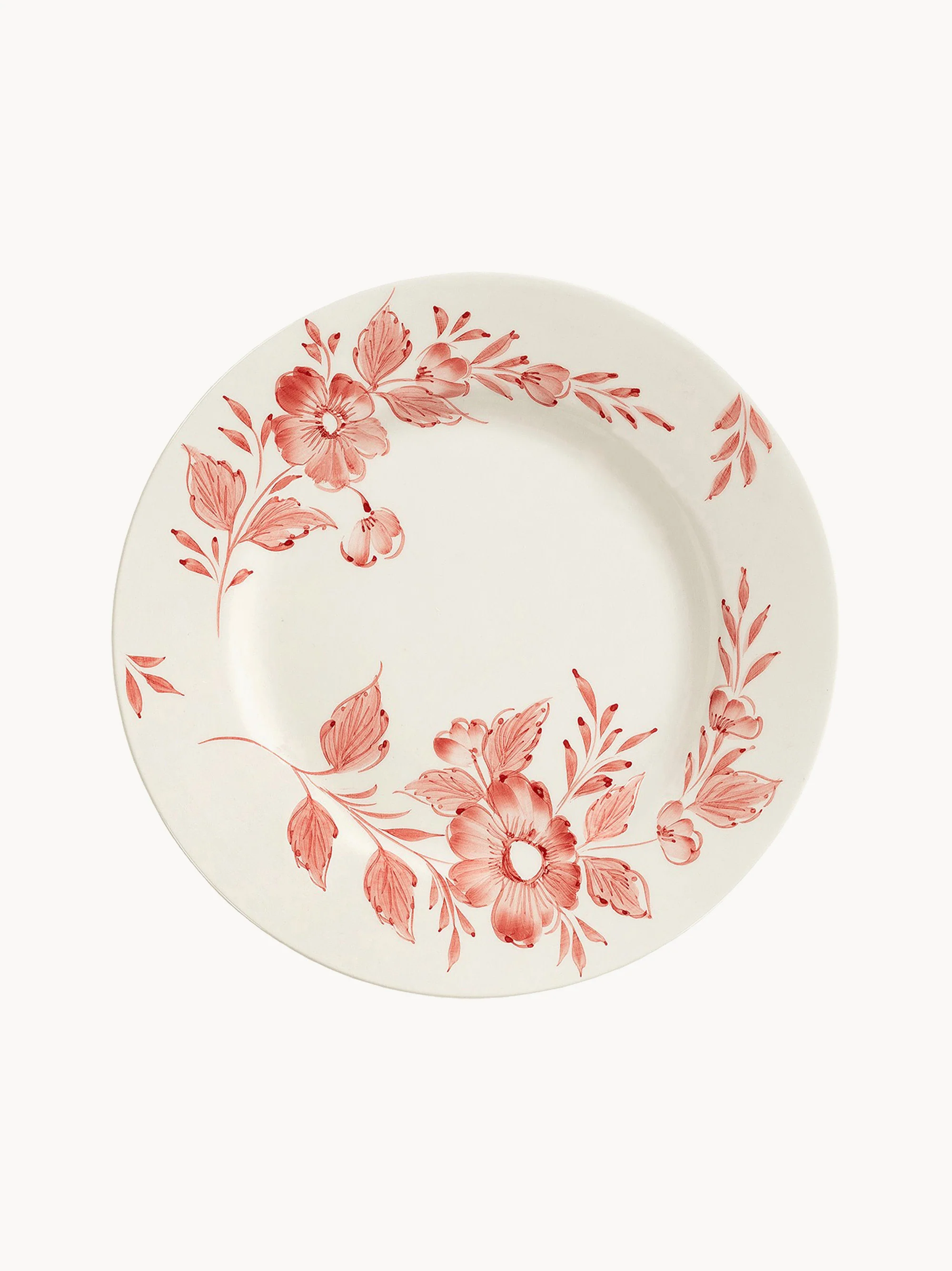 Handbemalter Speiseteller Whimsical Rose