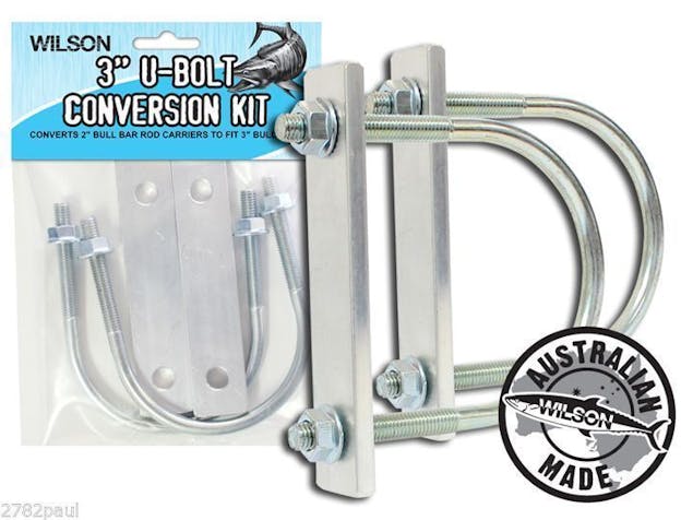 Wilson 3 Inch U-Bolt Bull Bar Conversion Kit Australian Made