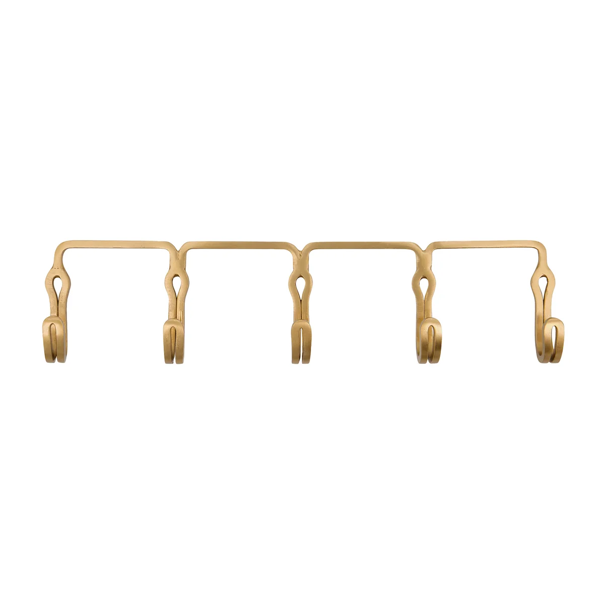House Doctor - Yra Hakenleiste, L 32 cm, messing-finish
