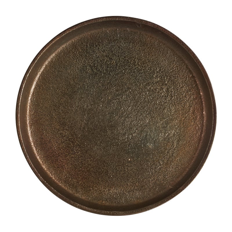Decoratieplateau - antiek goud - &Oslash;25 cm