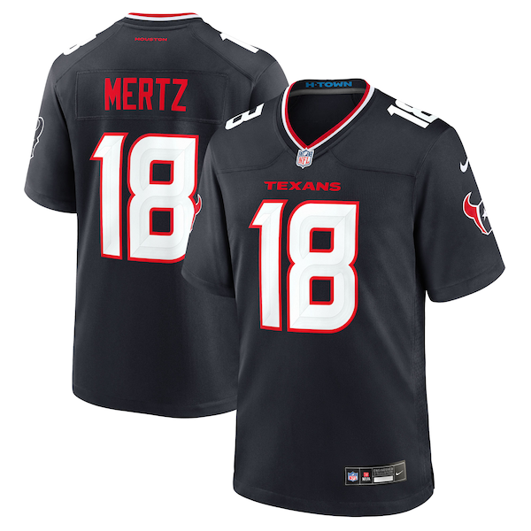 Graham Mertz Houston Texans Nike Team Game Jersey -  Navy