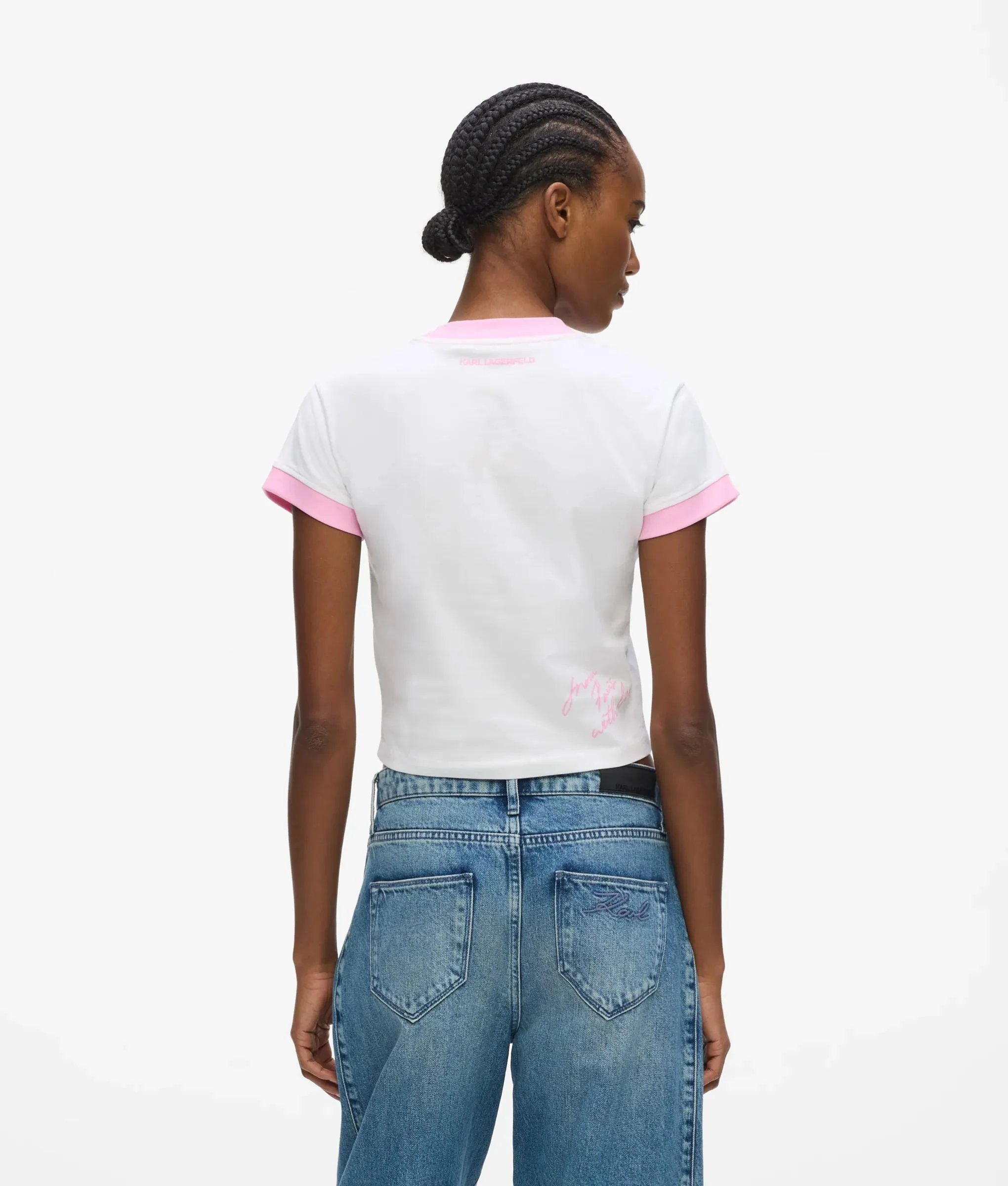 T-shirt Bonjour babe