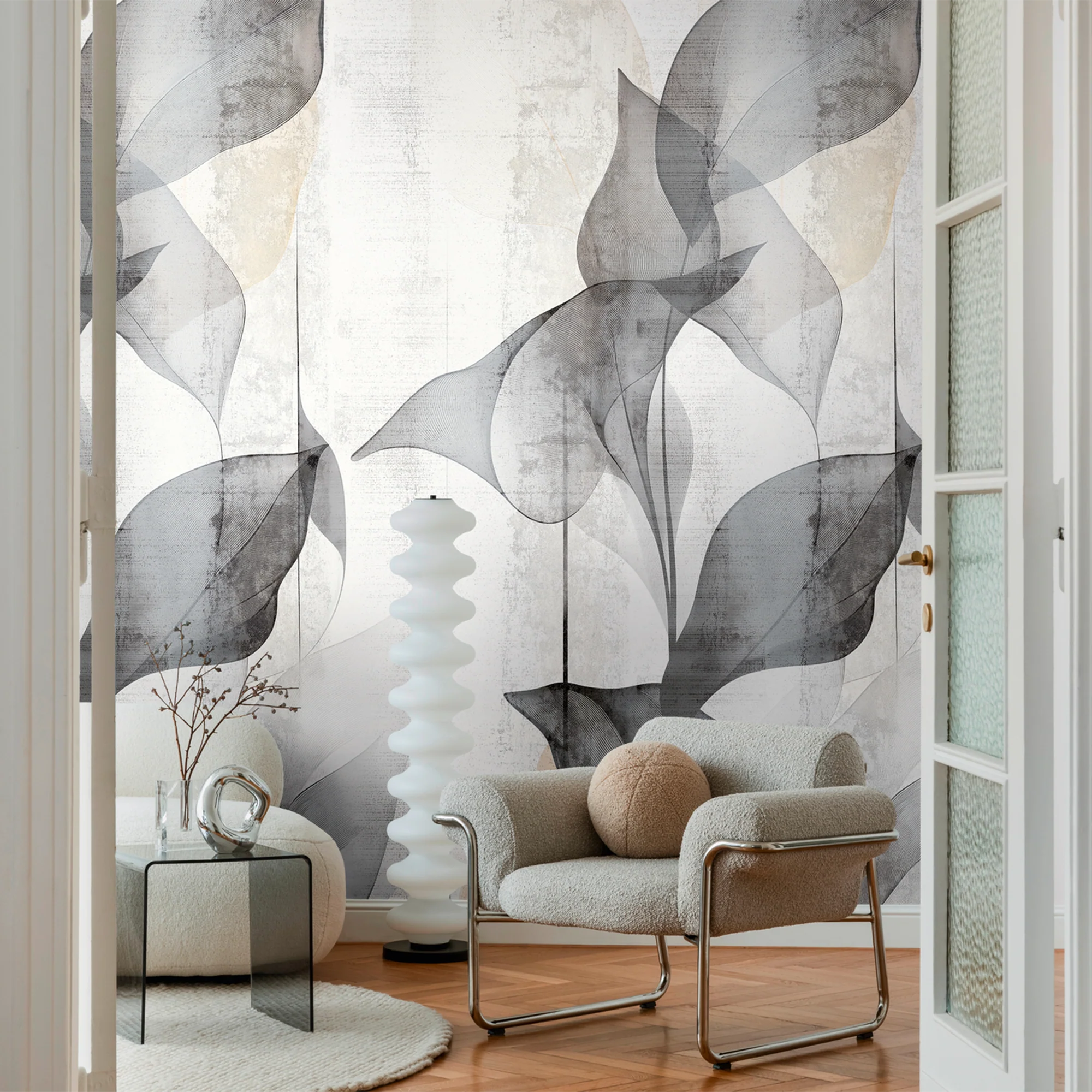 CosmoLiving Papier peint panoramique L TRANSLUCENT GRACE 159 x 280 cm