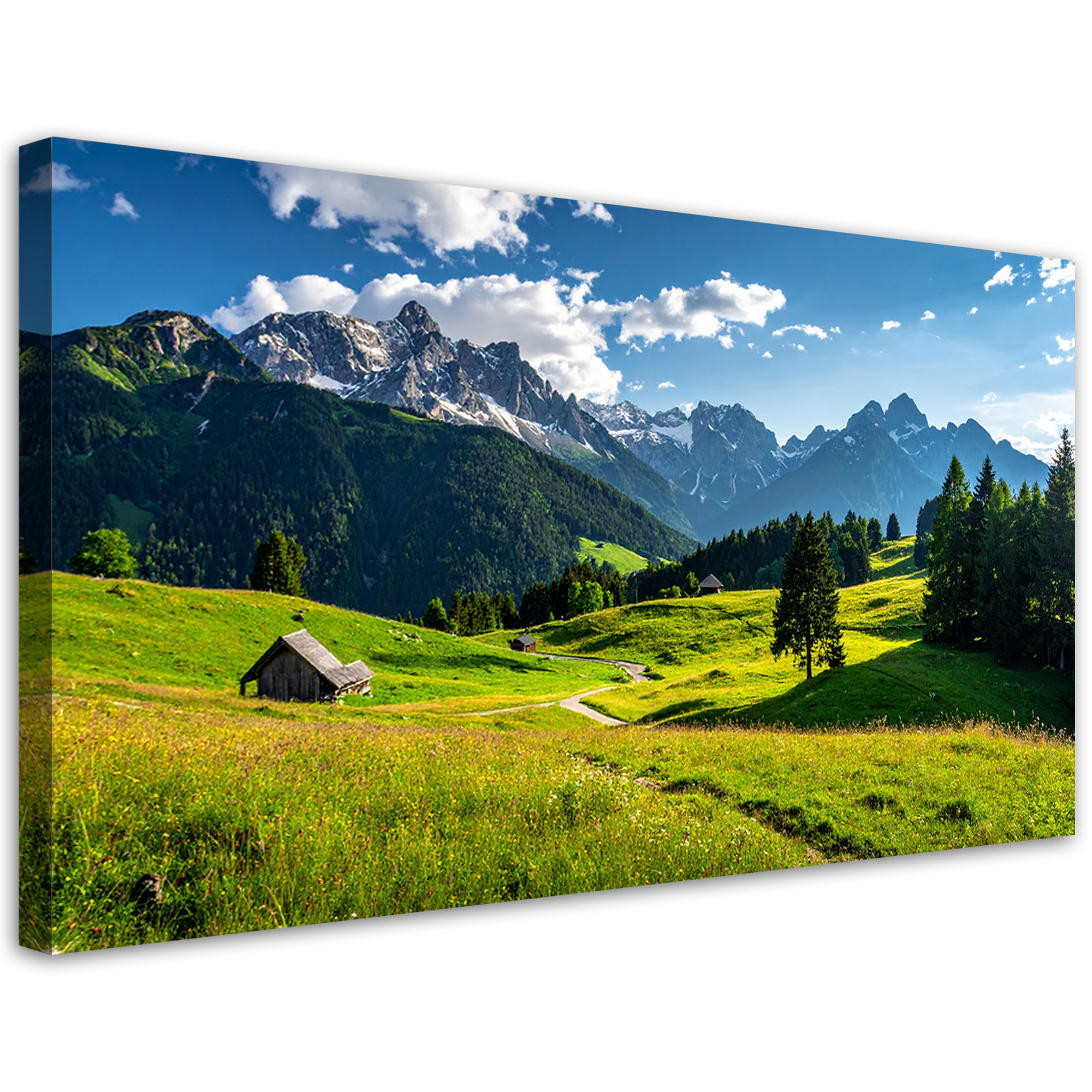 Obraz do salonu sypialni biura, Krajobraz góry doliny natura 80x40