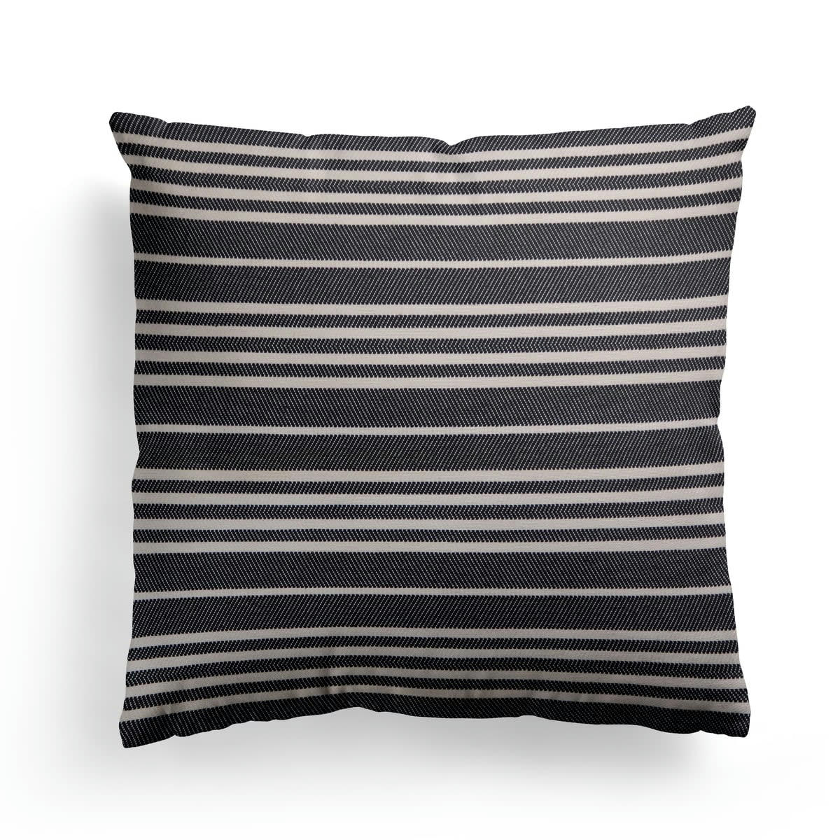 SOURAIDE - Housse de coussin coton Noir 40x40 cm