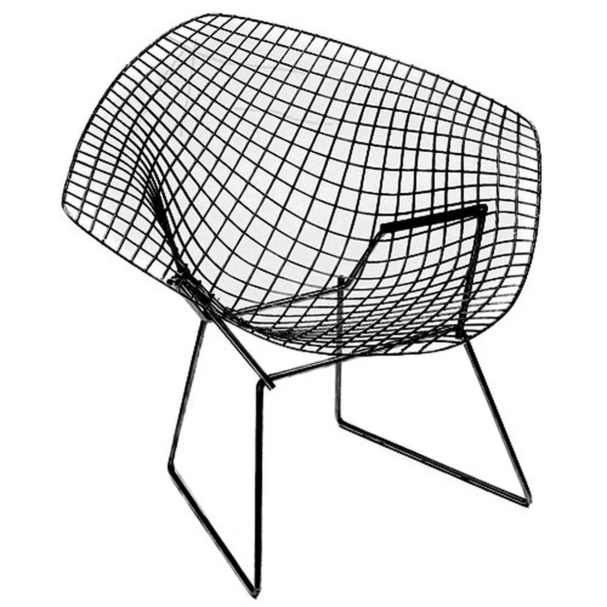 Knoll - Bertoia Diamond Outdoor-Sessel, schwarz