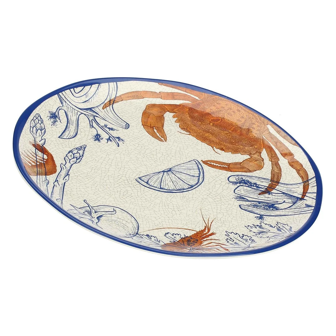 ROSE&TULIPANI Ocean Life Duża taca okrągła 42 cm