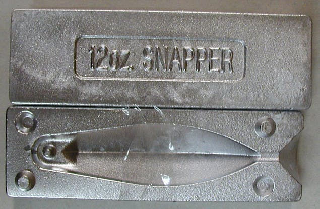 Seahorse 12 oz Snapper Sinker Mould- Made In Australia