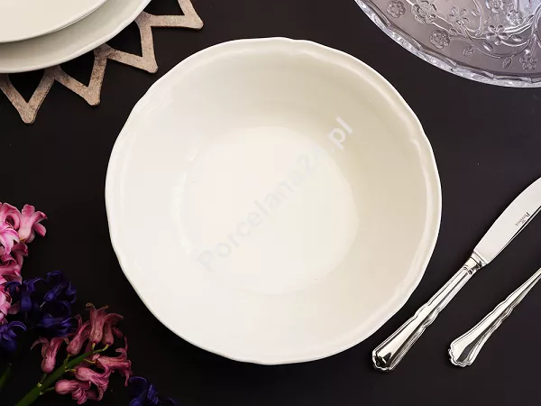 Serwis obiadowy na 6 osób (20el.) Bogucice - Gino Cream 1229 ecru