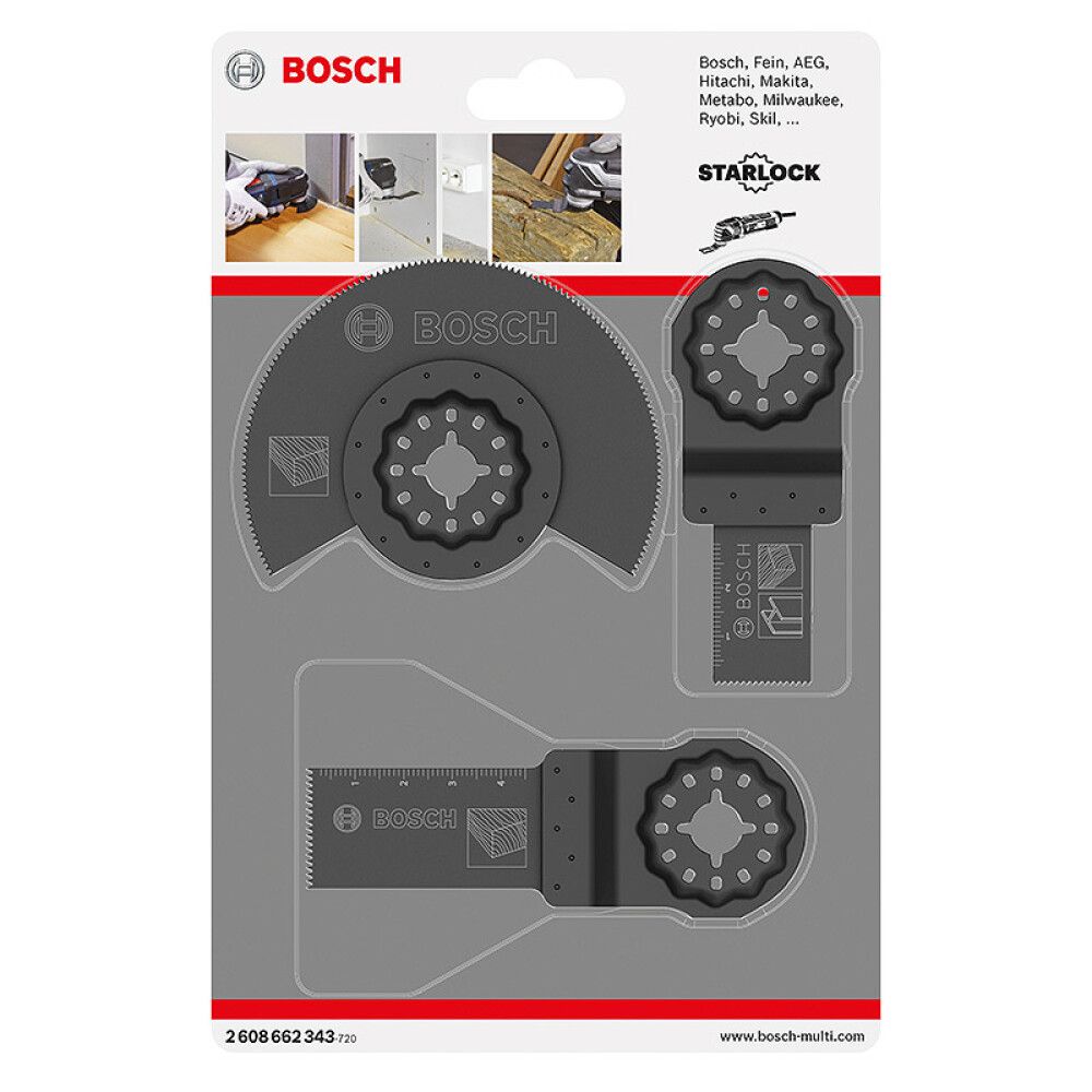 SAGBLADSETT BOSCH PROFESSIONAL STARLOCK TRE 3 DELER