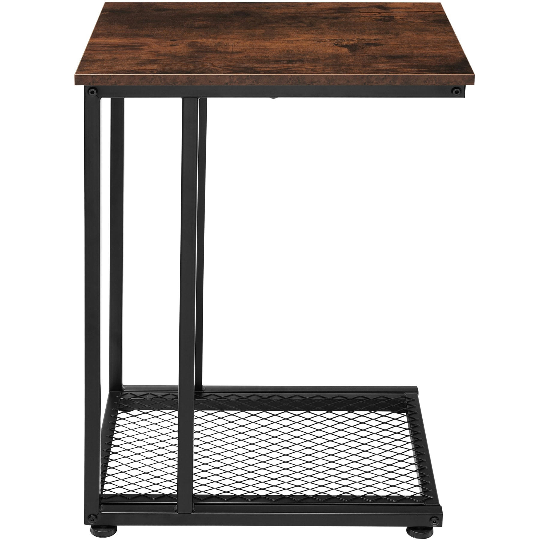 - Table d'appoint Style industriel Bois foncé industriel, rustique
