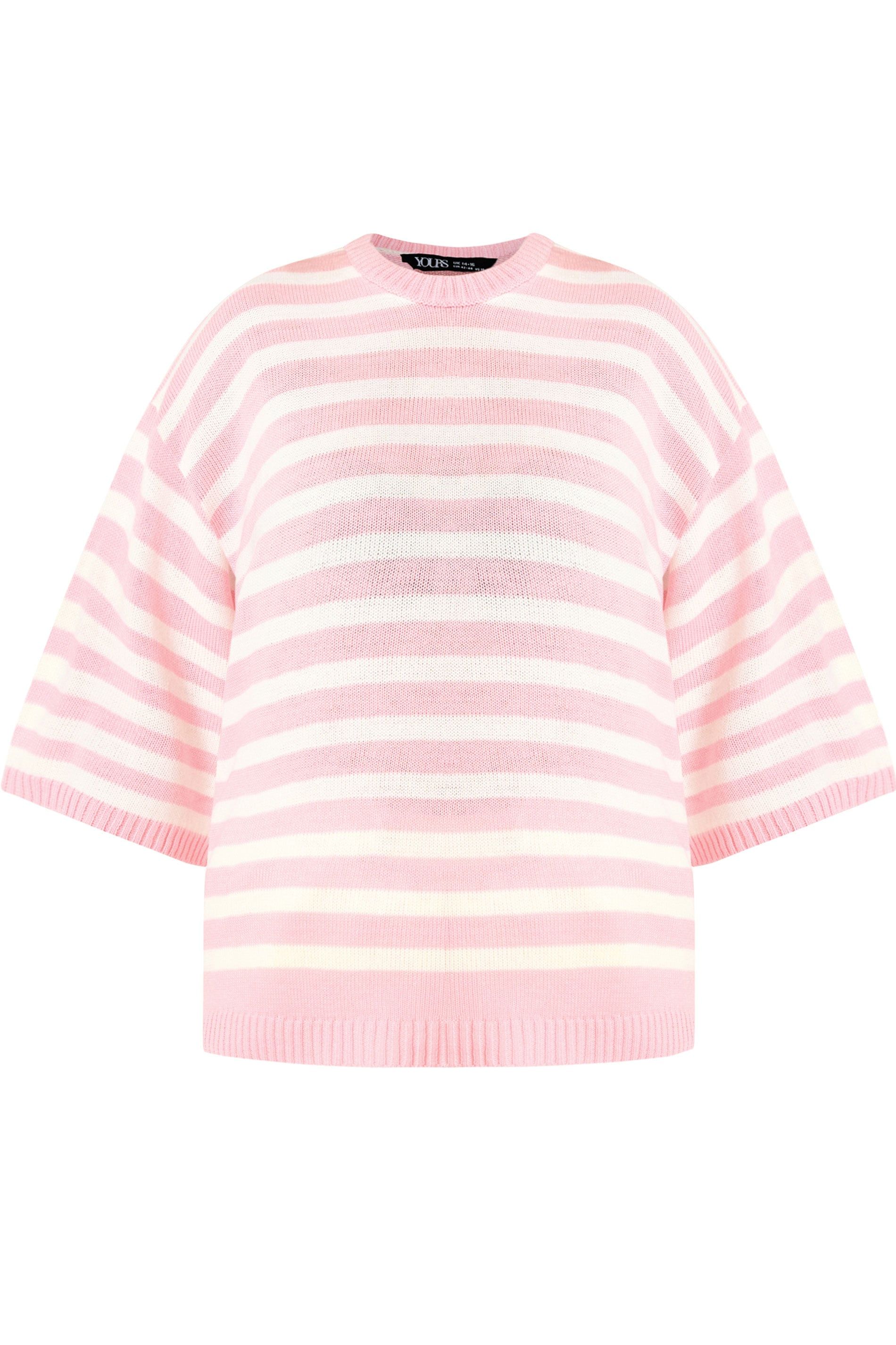 Yours Striped Knitted Jumper