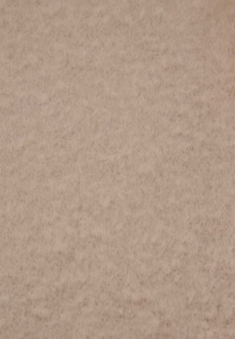 Womens Mink Skinny Fringed Scarf