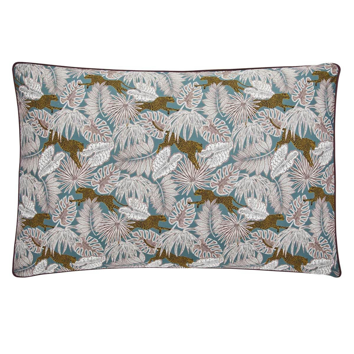 LUXURIA - Taie d'oreiller en percale de coton multicolore 50x75