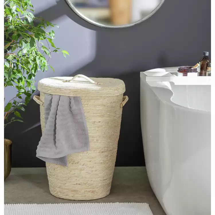 Habitat 86 Litre Laundry Basket - Natural