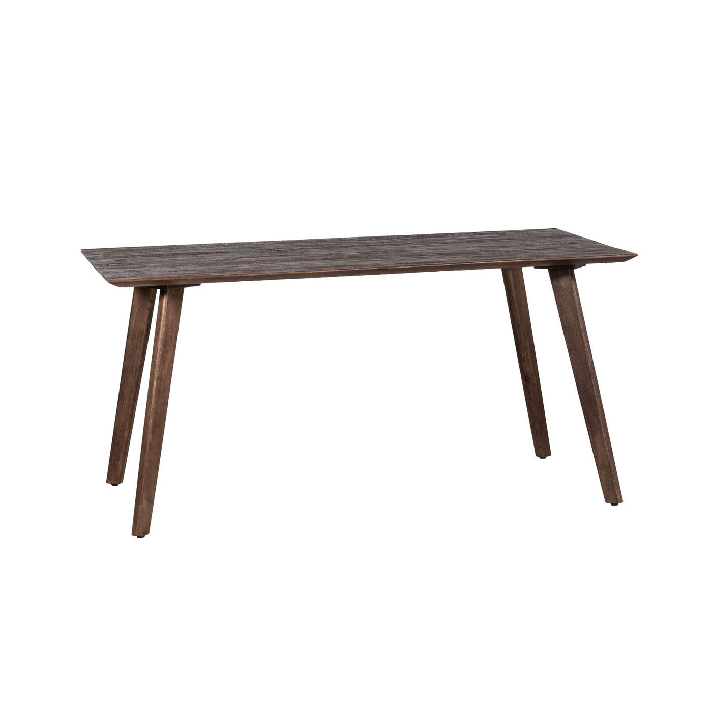 Giga Meubel Eettafel Oslo - Donkerbruin Mangohout - 160x90x76cm