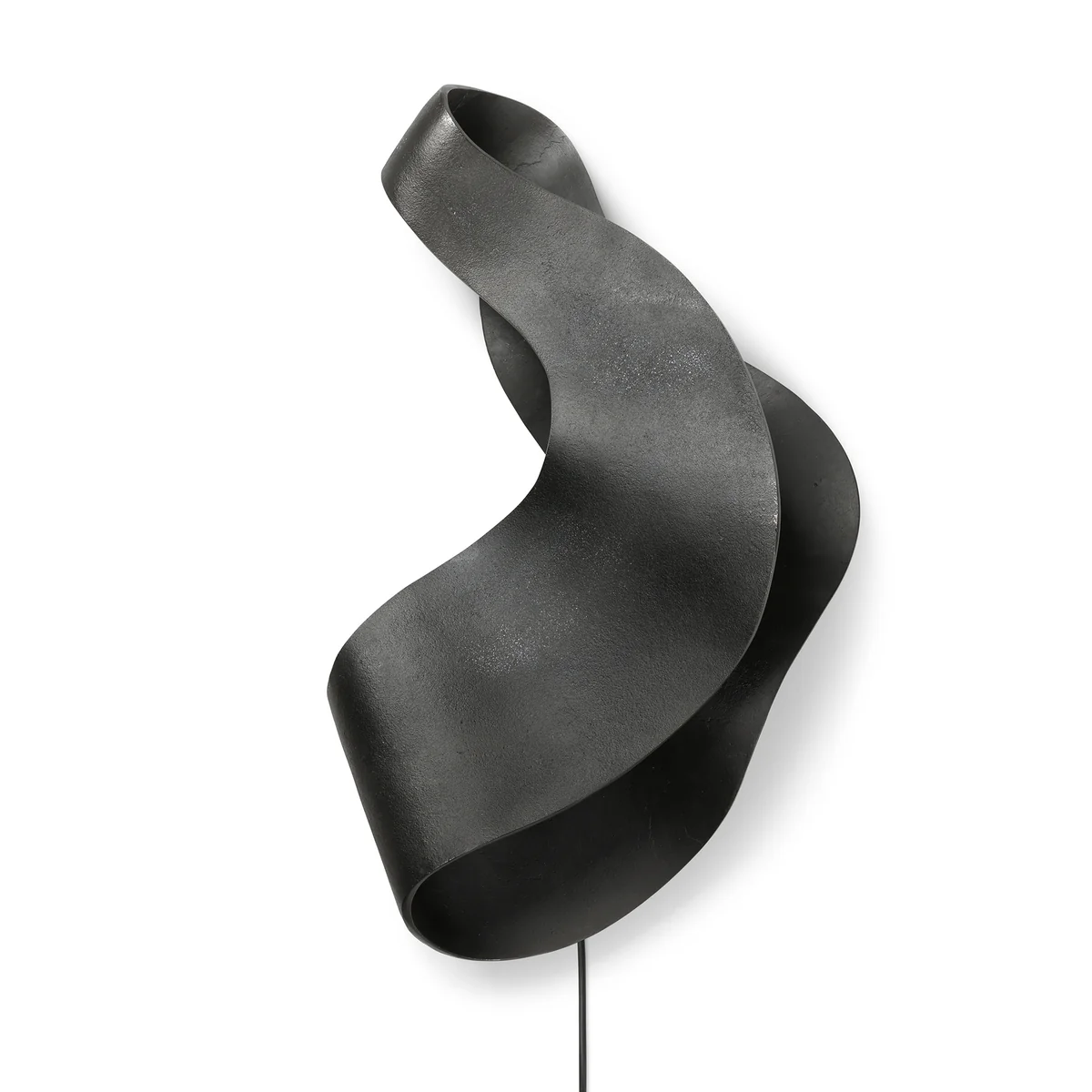Ferm Living - Oyster Wandleuchte, schwarz