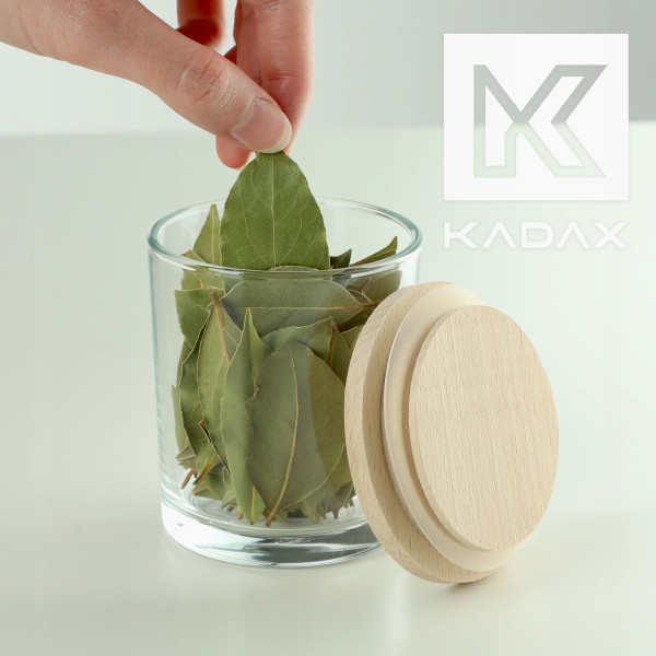 3x KADAX Pojemnik Szklany 245ml Na Przyprawy Słoik