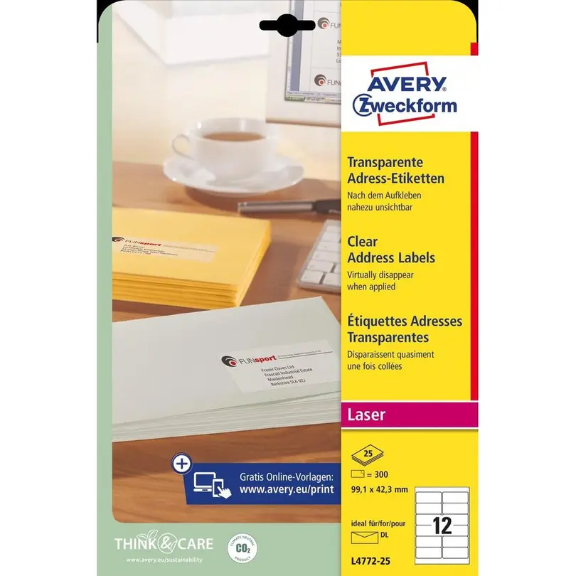Etiketten 25er-Set L4772