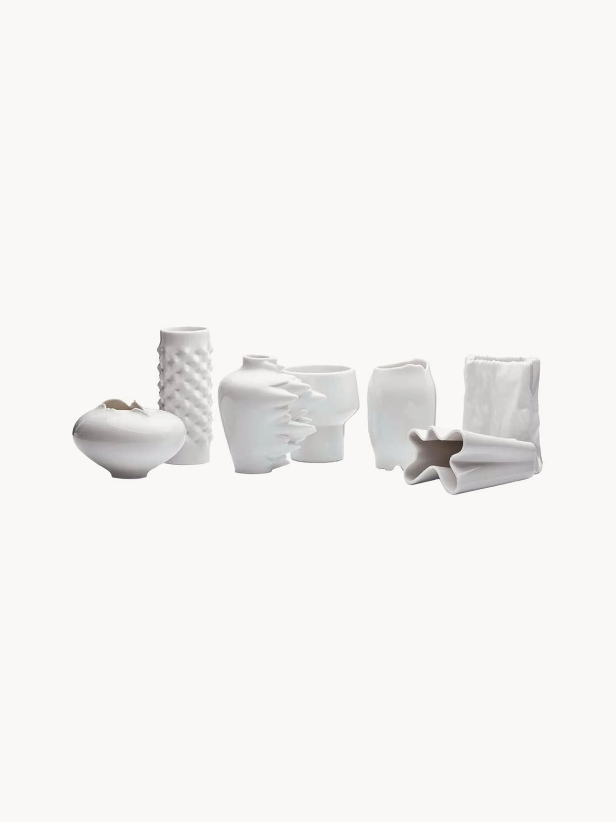Mini-Vase Fast Weiss