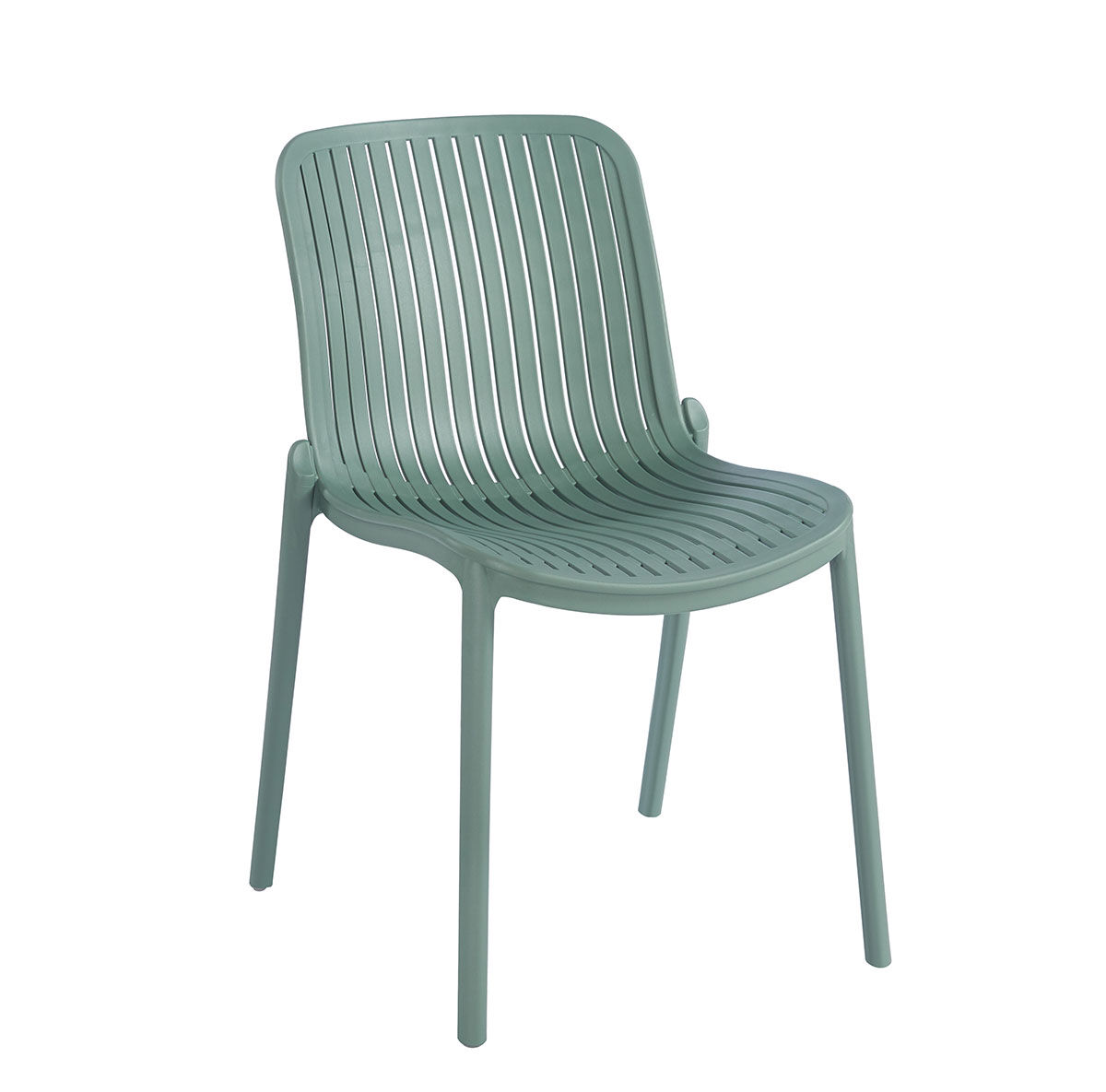Cadeira BARI verde sem braços