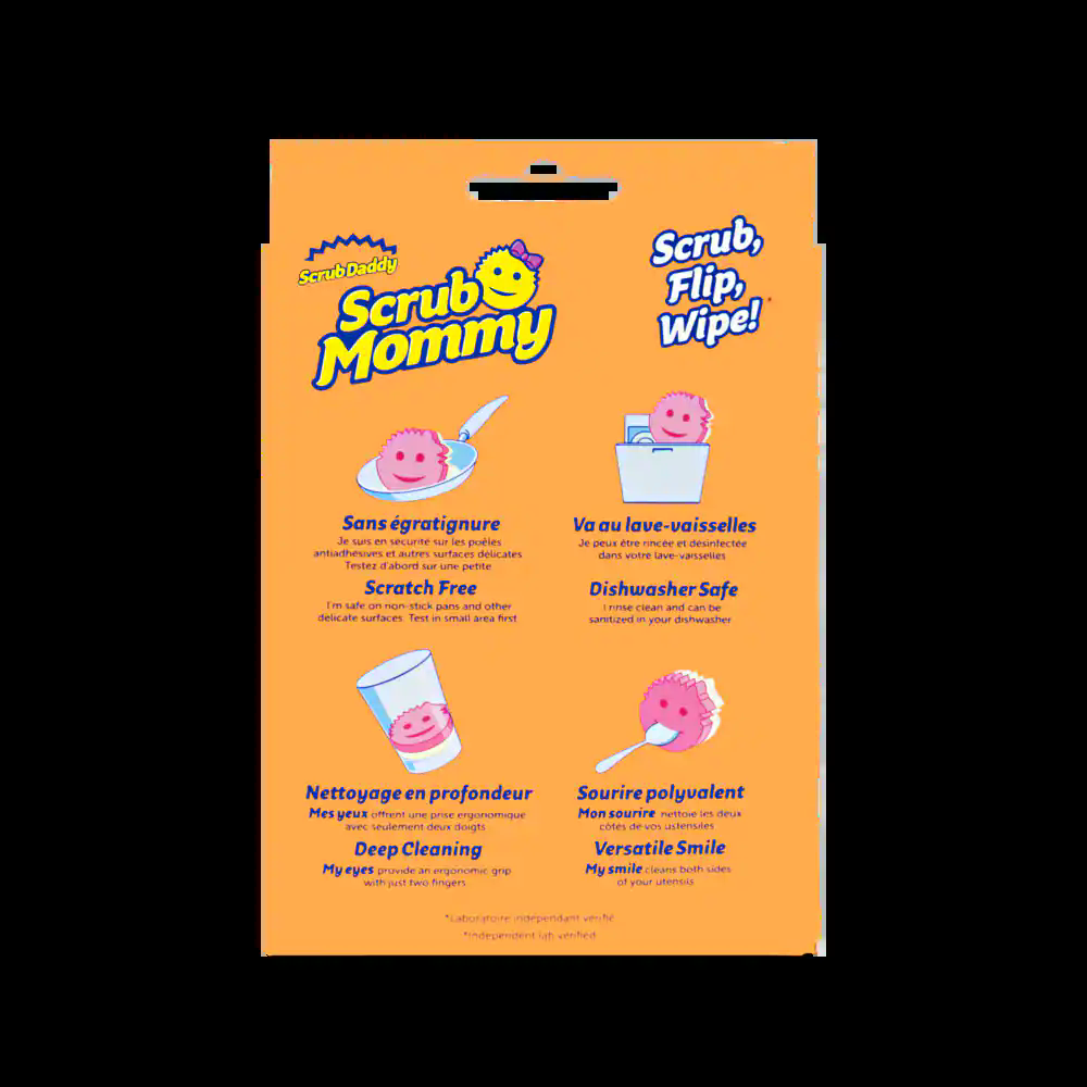 Scrub Mommy All Purpose Dual-Sided Scrubber and Cleaning Sponge